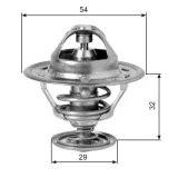 Thermostat, Kühlmittel GATES TH10981G1