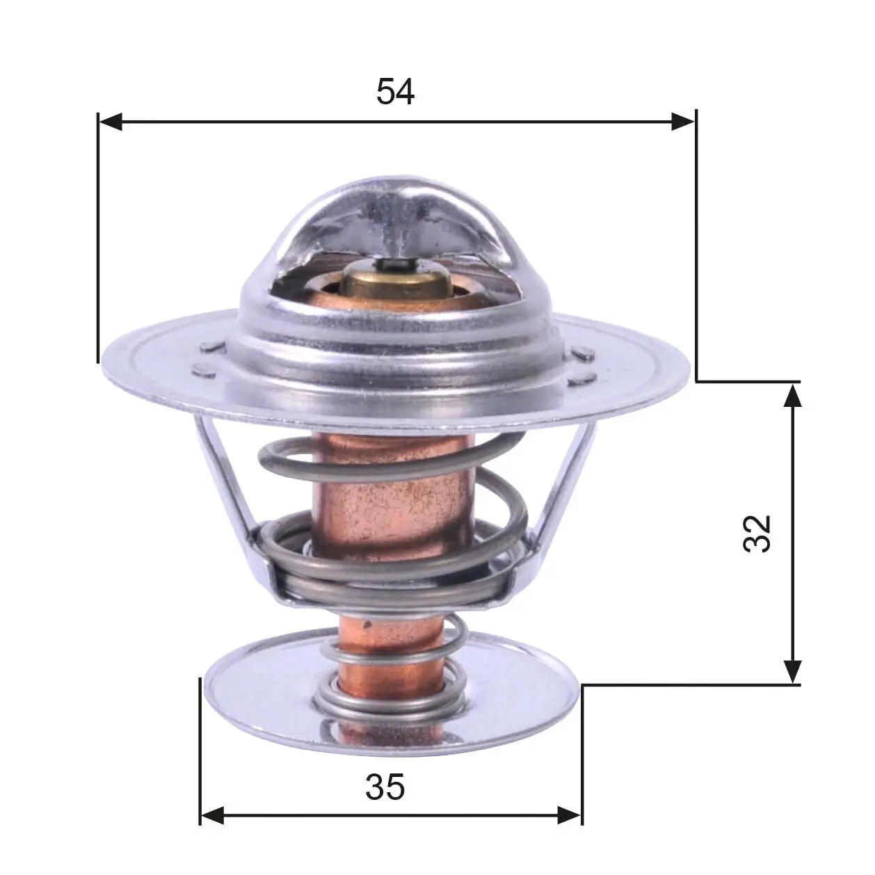 Thermostat, Kühlmittel GATES TH11292G1