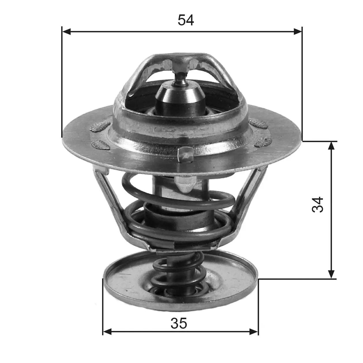 Thermostat, Kühlmittel GATES TH11383G1