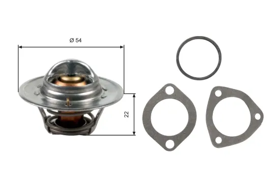 Thermostat, Kühlmittel GATES TH12792G1 Bild Thermostat, Kühlmittel GATES TH12792G1