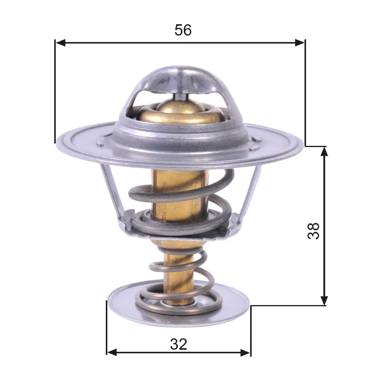 Thermostat, Kühlmittel GATES TH13182G1