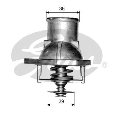 Thermostat, Kühlmittel GATES TH15192G1