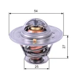 Thermostat, Kühlmittel GATES TH22779G1