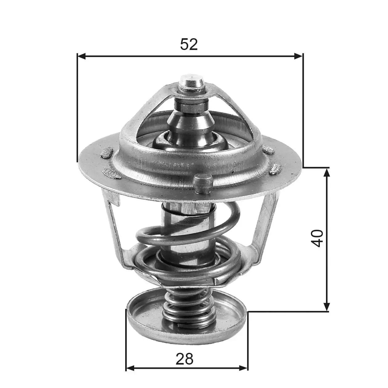 Thermostat, Kühlmittel GATES TH24782G1