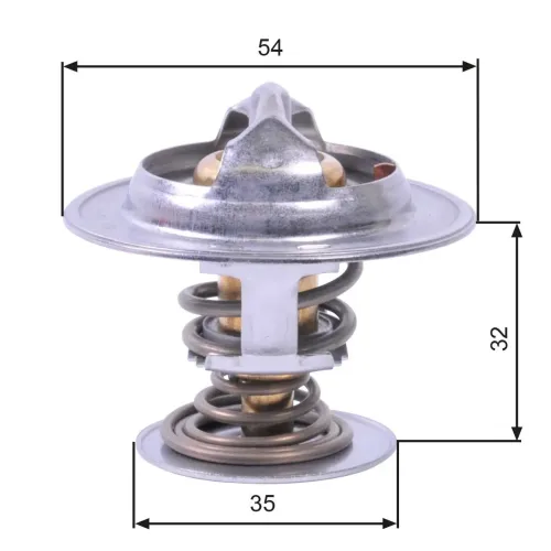 Thermostat, Kühlmittel GATES TH26590G1 Bild Thermostat, Kühlmittel GATES TH26590G1