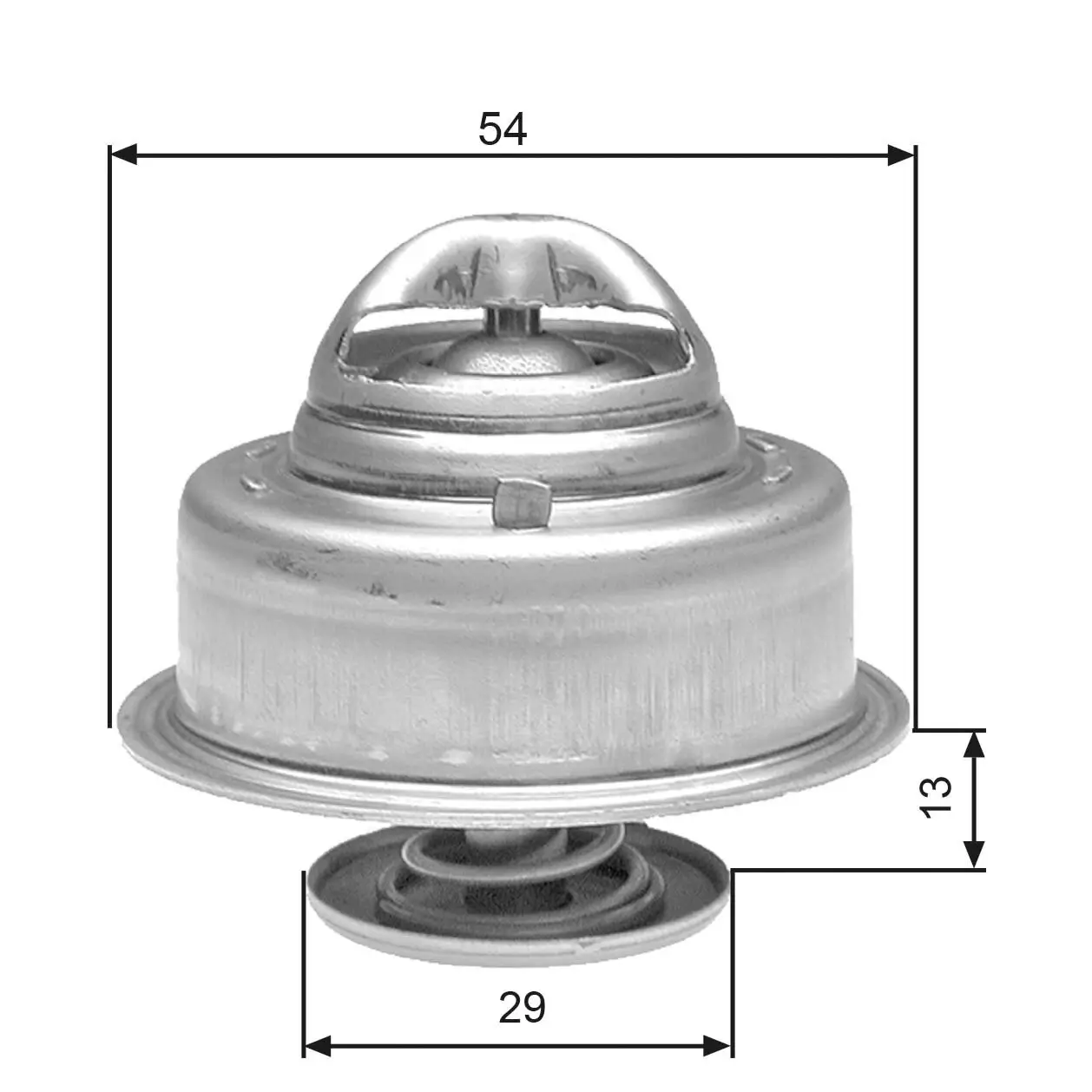 Thermostat, Kühlmittel GATES TH27592G1