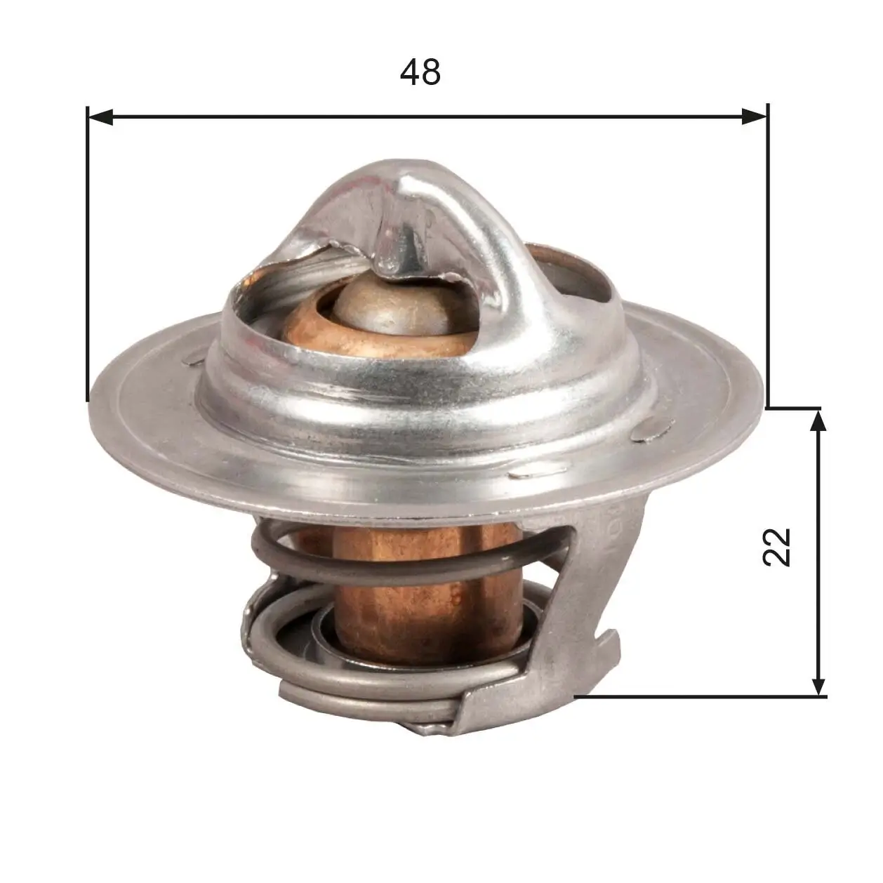 Thermostat, Kühlmittel GATES TH28592G1