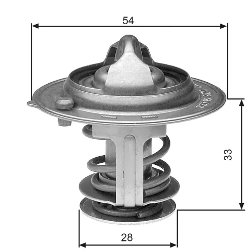 Thermostat, Kühlmittel GATES TH29882G1 Bild Thermostat, Kühlmittel GATES TH29882G1