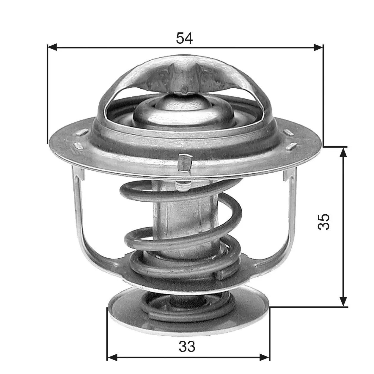 Thermostat, Kühlmittel GATES TH29988G1