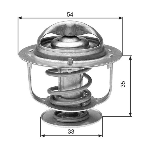 Thermostat, Kühlmittel GATES TH29988G1 Bild Thermostat, Kühlmittel GATES TH29988G1