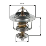 Thermostat, Kühlmittel GATES TH30282G1