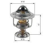 Thermostat, Kühlmittel GATES TH30580G1