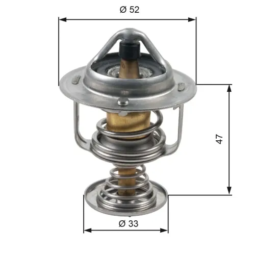 Thermostat, Kühlmittel GATES TH30580G1 Bild Thermostat, Kühlmittel GATES TH30580G1
