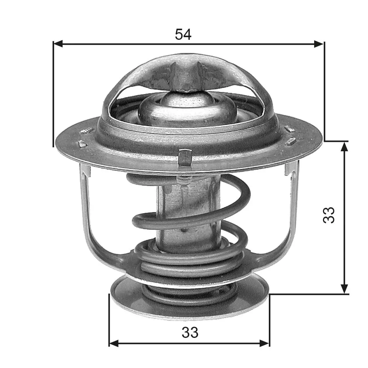 Thermostat, Kühlmittel GATES TH30888G1