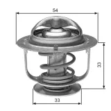 Thermostat, Kühlmittel GATES TH30888G1