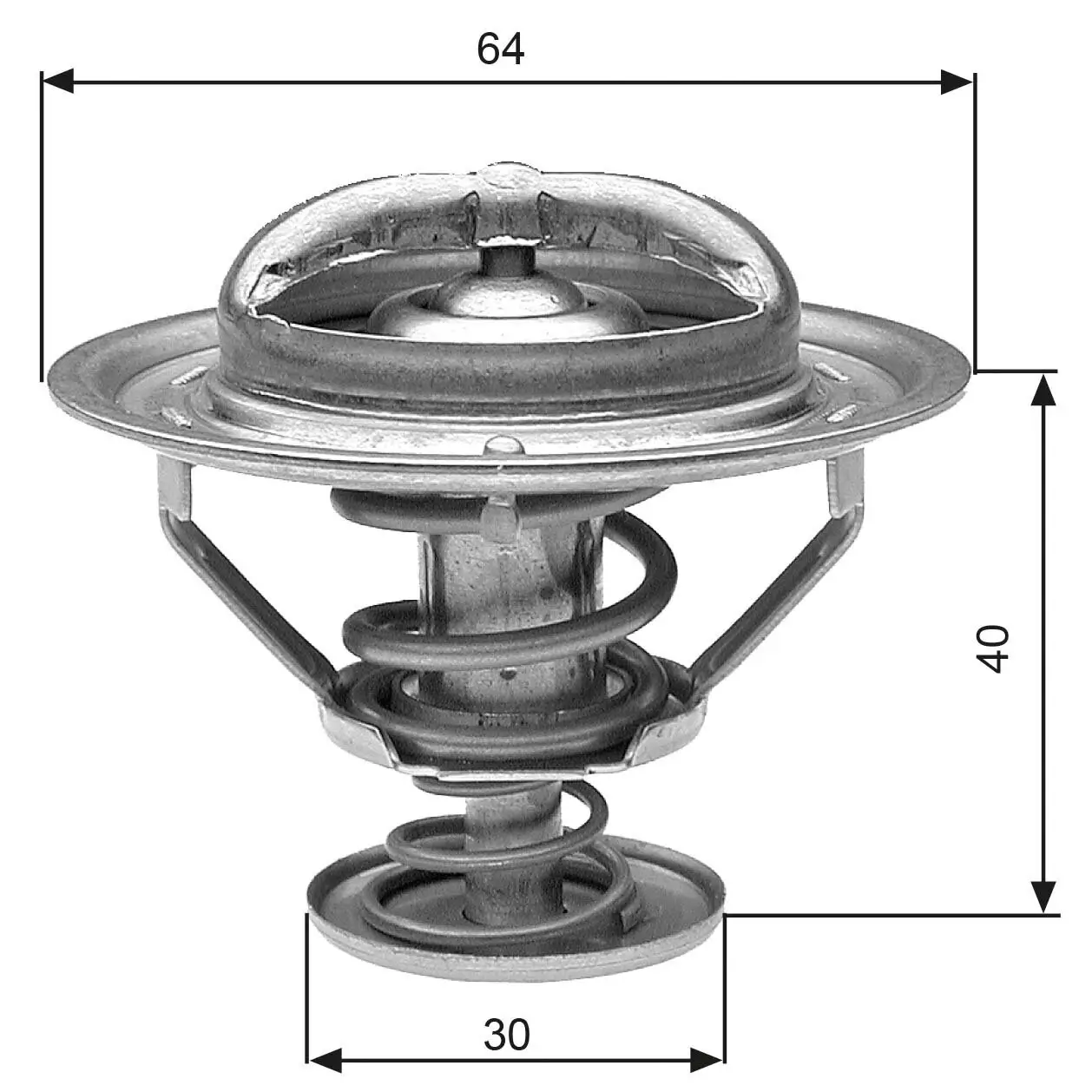 Thermostat, Kühlmittel GATES TH31182G1