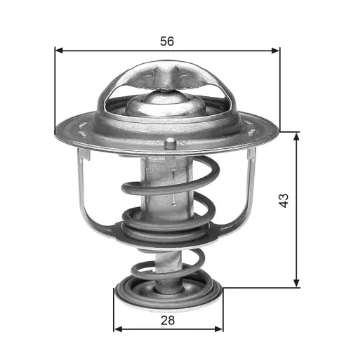 Thermostat, Kühlmittel GATES TH31388G1 Bild Thermostat, Kühlmittel GATES TH31388G1