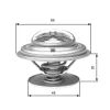 Thermostat, Kühlmittel GATES TH32882G1