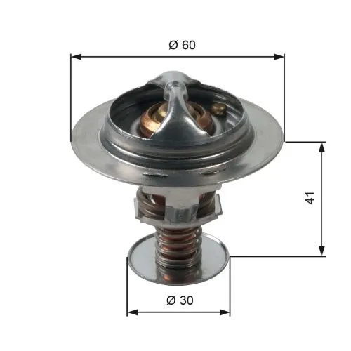 Thermostat, Kühlmittel GATES TH34882G1 Bild Thermostat, Kühlmittel GATES TH34882G1