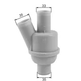 Thermostat, Kühlmittel GATES TH35882