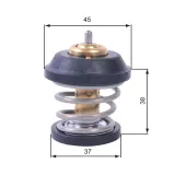 Thermostat, Kühlmittel GATES TH42995G1