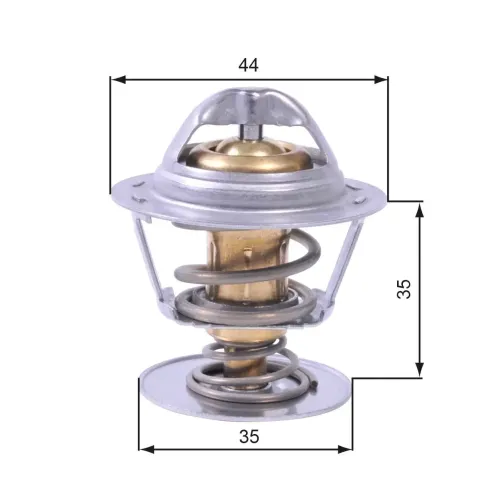 Thermostat, Kühlmittel GATES TH43688G1 Bild Thermostat, Kühlmittel GATES TH43688G1