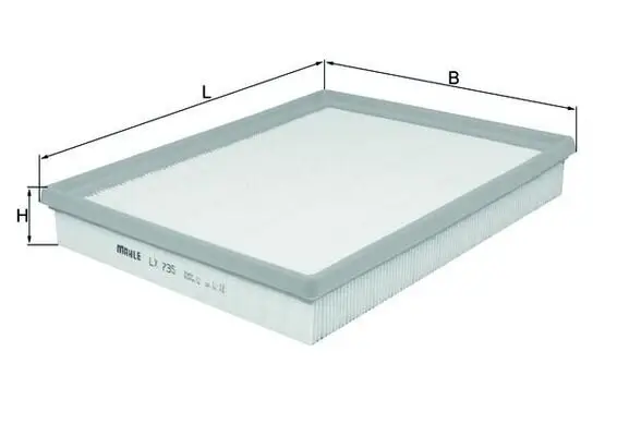 Luftfilter KNECHT LX 735