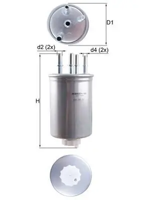 Kraftstofffilter KNECHT KL 1026