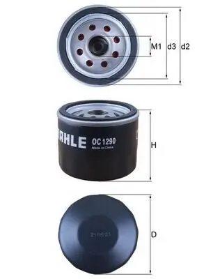 Ölfilter KNECHT OC 1290