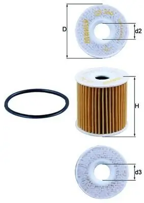 Ölfilter KNECHT OX 346D