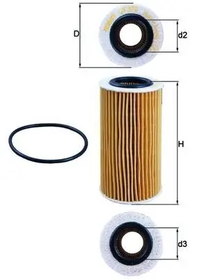 Ölfilter KNECHT OX 370D