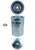 Kraftstofffilter KNECHT KC 208 Bild Kraftstofffilter KNECHT KC 208