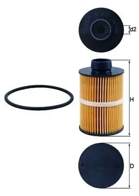 Kraftstofffilter KNECHT KX 208D Bild Kraftstofffilter KNECHT KX 208D