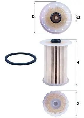 Kraftstofffilter KNECHT KX 229D Bild Kraftstofffilter KNECHT KX 229D