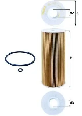 Ölfilter KNECHT OX 143D Bild Ölfilter KNECHT OX 143D