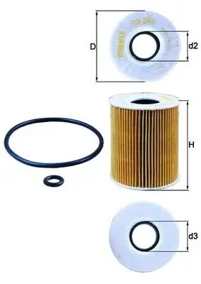 Ölfilter KNECHT OX 203D