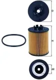 Ölfilter KNECHT OX 173/2D