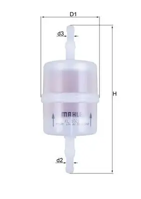 Kraftstofffilter KNECHT KL 1022 Bild Kraftstofffilter KNECHT KL 1022
