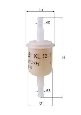 Kraftstofffilter KNECHT KL 13 OF Bild Kraftstofffilter KNECHT KL 13 OF