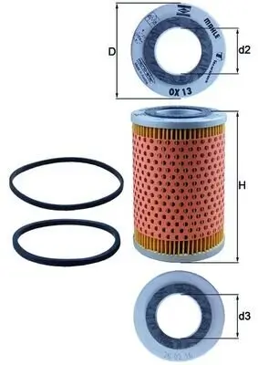 Ölfilter KNECHT OX 13D