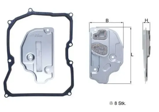 Hydraulikfilter, Automatikgetriebe KNECHT HX 150KIT Bild Hydraulikfilter, Automatikgetriebe KNECHT HX 150KIT