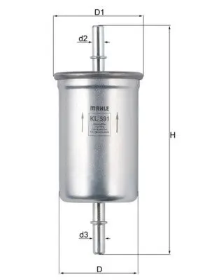 Kraftstofffilter KNECHT KL 591