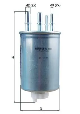 Kraftstofffilter KNECHT KL 1044