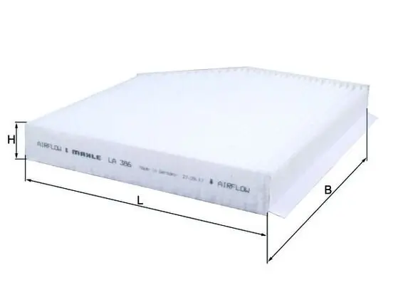 Filter, Innenraumluft KNECHT LA 386