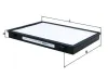 Filter, Innenraumluft KNECHT LA 421