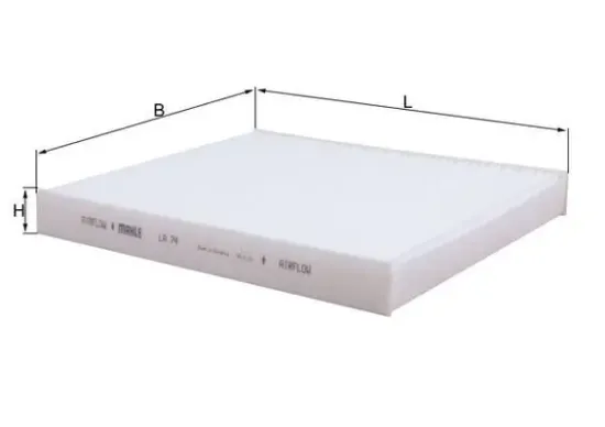 Filter, Innenraumluft KNECHT LA 74 Bild Filter, Innenraumluft KNECHT LA 74