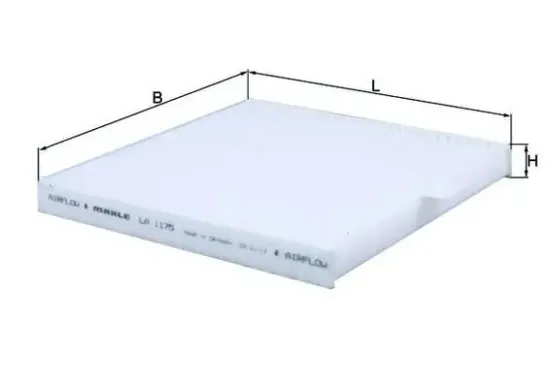 Filter, Innenraumluft KNECHT LA 1175 Bild Filter, Innenraumluft KNECHT LA 1175