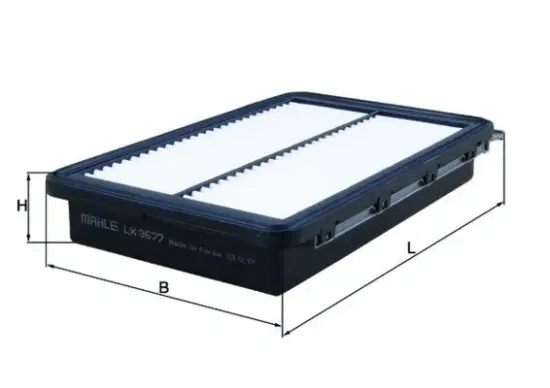 Luftfilter KNECHT LX 3677 Bild Luftfilter KNECHT LX 3677