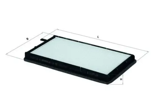 Filter, Innenraumluft KNECHT LA 80 Bild Filter, Innenraumluft KNECHT LA 80