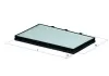Filter, Innenraumluft KNECHT LA 243